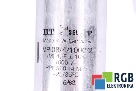 CONDENSATOR MP08/4/1000/2 ITT 1000V, 4UF