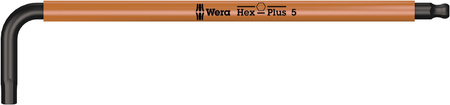 05022089001 WERA 950/9 HEX-PLUS SET DE CHEI HEXAGONALE ÎN FORMĂ DE L CU VÂRF SFERIC, ACOPERIRE BLACKLASER, METRIC, 9 PIESE
