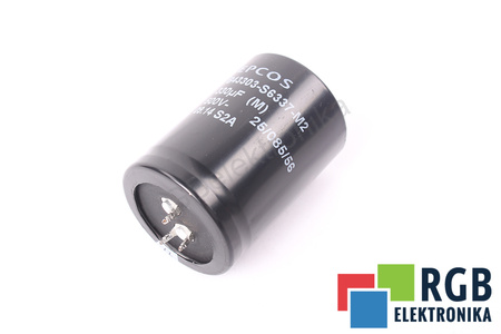 CONDENSATOR B43303-S6337-M2 EPCOS 25/085/56 330UF, 500VDC CONDENSATOR