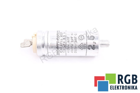 CONDENSATOR C.87.8FF2MKP ARCOTRONICS 2.5UF, 500V CONDENSATOR