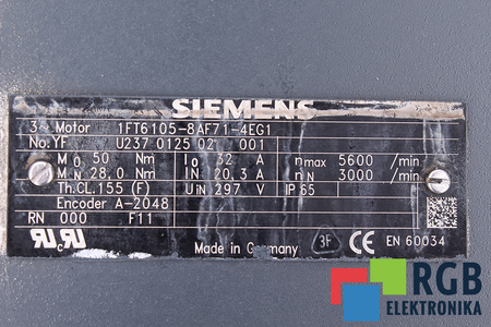 1FT6105-8AF71-4EG1 SIEMENS STATOR