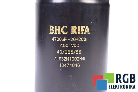 CONDENSATOR ALS32N1002N4L RIFA 4700UF, 400V CONDENSATOR