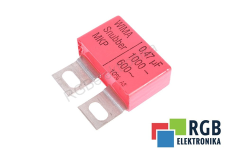 CONDENSATOR 0.47UF 1000VDC 600VAC WIMA