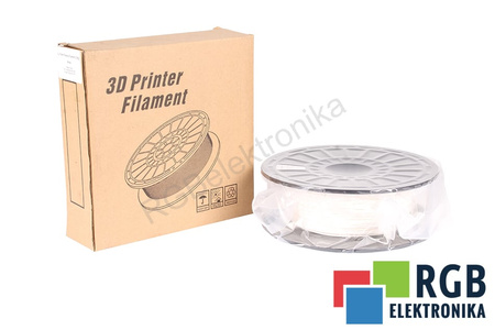 1,75MM ELASTIC FILAMENT 0.5KG WHITE FLASHFORGE DIMENSIUNEA EXTERIOARĂ A BOBINEI 180MM, DIMENSIUNEA INTERIOARĂ A BOBINEI 50MM, LĂȚIMEA BOBINEI 45MM