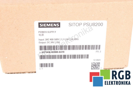 6EP3436-8SB00-0AY0 SIEMENS SITOP PSU8200