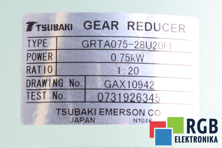 GRTA075-28U20FI TSUBAKI EMERSON I=20 CUTIE DE VITEZE