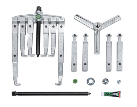 SET DE EXTRACTOARE UNIVERSALE CU 2 ȘI 3 BRAȚE CU LUNGIMEA CÂRLIGELOR 150/300 MM K-2030-20 KUKKO