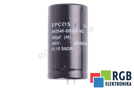 CONDENSATOR B43540-B5397-M2 EPCOS 390UF, 450V CONDENSATOR