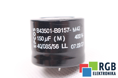 CONDENSATOR B43501-B9157-M42 EPCOS 150UF, 400VDC CONDENSATOR