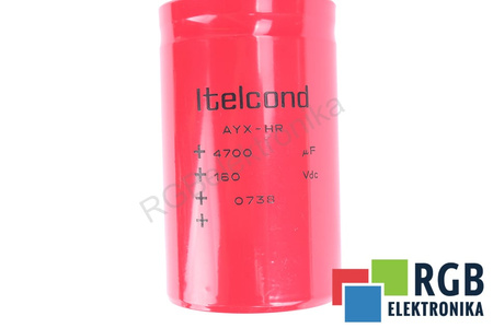 CONDENSATOR AYX-HR ITELCOND 4700UF, 160V CONDENSATOR