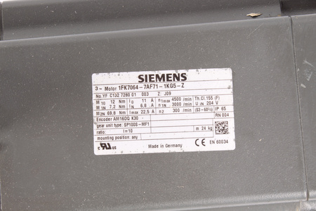 1FK7064-7AF71-1KG5-Z SIEMENS Z:J09