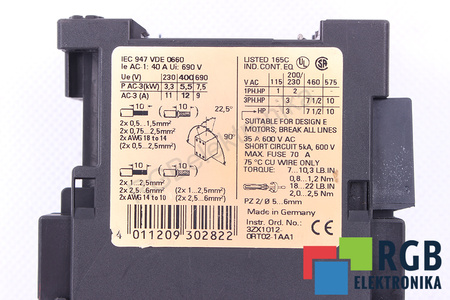 3RT1024-1B..4 SIEMENS 690V 40A SIRIUS 3R