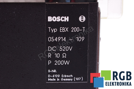 EBX200-T BOSCH 10 OHM 200W REZISTENȚA LA FRÂNARE