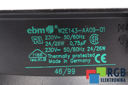 W2E143-AA09-01 EBM PAPST 172X51MM 24-26W 230VAC