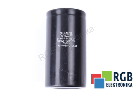 CONDENSATOR B43455-S4338-M1 SIEMENS 3300UF, 350V