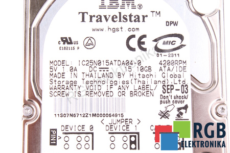 IC25N015ATDA04-0 IBM TRAVELSTAR