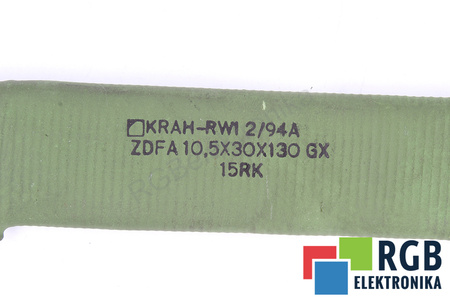 REZISTENȚĂ ZDFA KRAH-RWI 10.5X30X130GX 15OHM REZISTENȚĂ