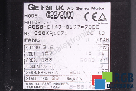 A06B-0147-B177#7000 FANUC A22/2000
