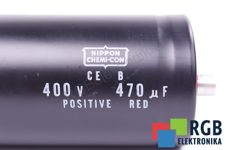 CONDENSATOR CE B NIPPON 470UF, 400V CONDENSATOR
