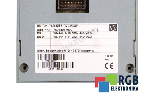 SKTU1-PAR-GBB-RV2.23CV BECKER CONTROL ȘI PANOU DE CONTROL