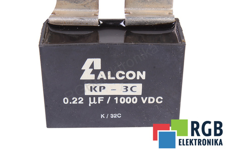 CONDENSATOR KP-3C ALCON 0.22UF, 1000V