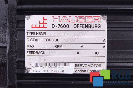 HBMR115C6-64S HAUSER