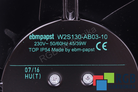 W2S130-AB03-10 EBM PAPST 150X55MM, 0.045KW, 230V, 0.27A EVANTAI