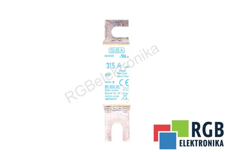 SIGURANŢĂ NH000 SIBA 2029220 315A 700/500V