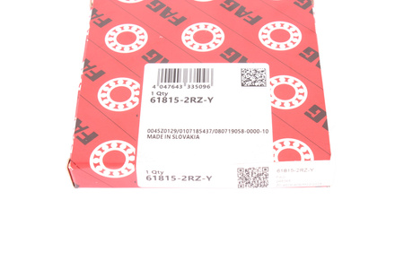 61815-2RZ-Y FAG 75X95X10 14000RPM, 7000RPM, 75X95X10 12.5KN, 10.8KN RULMENT