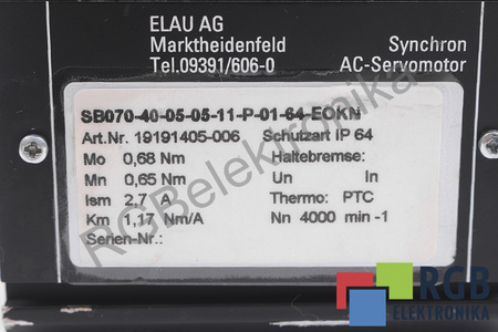 SB070-40-05-05-11-P-01-64-EOKN ELAU REZOLVER