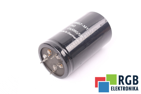 CONDENSATOR B43306-U9957-M1 S+M 25/085/56 950UF, 400VDC CONDENSATOR