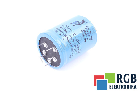 CONDENSATOR 470UF 385VDC F&T CONDENSATOR