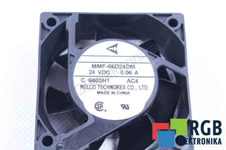 MMF-06D24DM-AC4 MELCO TECHNOREX 60X60X25MM, 24V, 0.06A EVANTAI