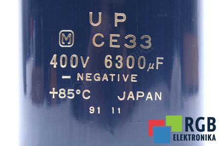 CONDENSATOR CE33 MATSUSHITA 6300UF, 400VDC CONDENSATOR