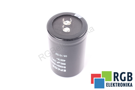 CONDENSATOR B43501-S9667-M1 EPCOS 40/085/56 660UF, 400VDC CONDENSATOR