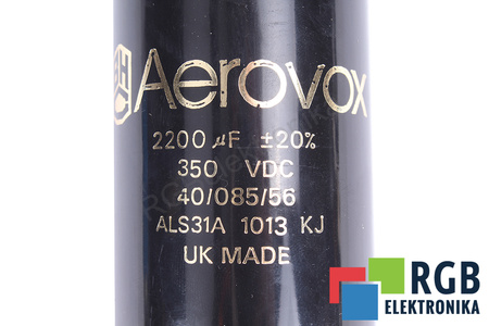 CONDENSATOR ALS31A1013KJ AEROVOX 220UF, 350V
