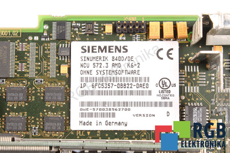 6FC5357-0BB22-0AE0 SIEMENS VERSION D SINUMERIK 840D/DE NCU572.3