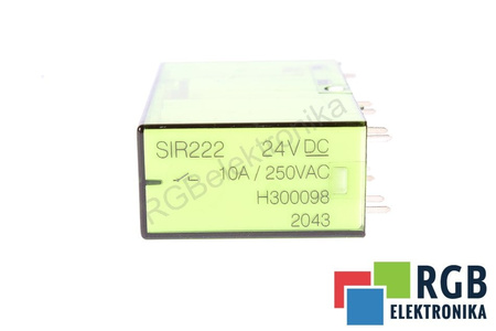 SIR222 ELESTA 24VDC 10A/250VAC RELEU