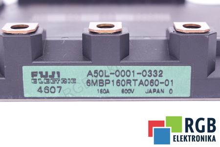 6MBP160RTA060-01 FUJI ELECTRIC A50L-0001-0332