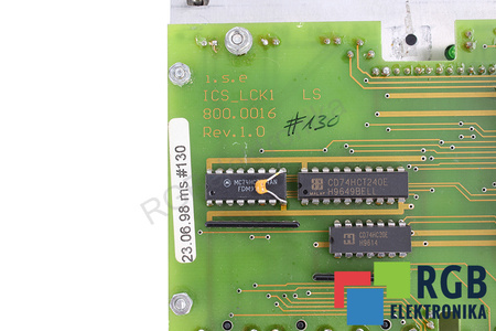 800.0016 I.S.E. ICS_LCKI CONTROL ȘI PANOU DE CONTROL