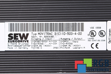 31C110-503-4-00 SEW EURODRIVE MOVITRAC