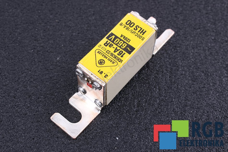 SIGURANŢĂ HLS00 JEAN MULLER VDE0636/23 16A-AR, 660VAC, 120KA