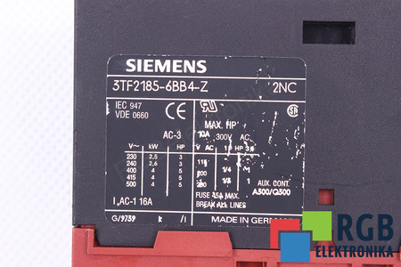3TF2185-6BB4-Z SIEMENS