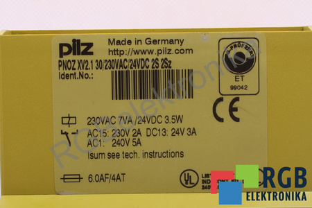 PNOZXV2.1 PILZ 774516 RELEU DE SIGURANȚĂ