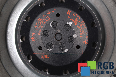 R2E220-AA40-47 EBM PAPST 220X220X60MM, 0.1KW, 230V EVANTAI