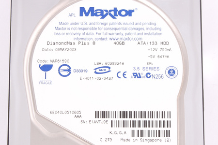 6E040L0510605 MAXTOR DIAMOND MAX PLUS 8