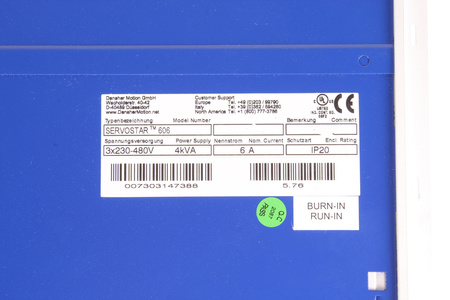 SERVOSTAR 606 S60600 DANAHER MOTION