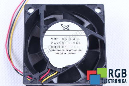 MMF-06D24DL-FC1 MELCO TECHNOREX 60X60X25MM, 24V, 0.04A EVANTAI