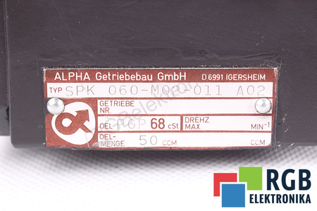 SPK060-M02-011 ALPHA GETRIEBEBAU I=11 CUTIE DE VITEZE