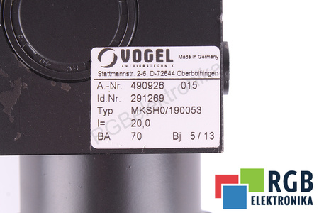 MKSH0/190053 VOGEL I=20 CUTIE DE VITEZE